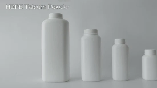 Фабрика пустая белая полиэтиленовая пластиковая упаковка для детской бутылки с тальком