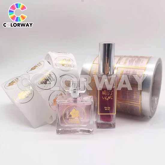 Уход за кожей, макияж, водостойкая рулонная голограмма, Золотая, серебряная фольга, тиснение УФ-печатью, фармацевтическая медицина, лекарства, духи, косметика, самоклеящаяся наклейка, этикетка